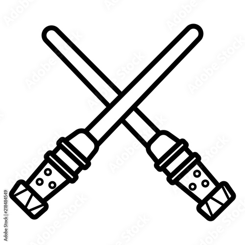 Light sword icon.