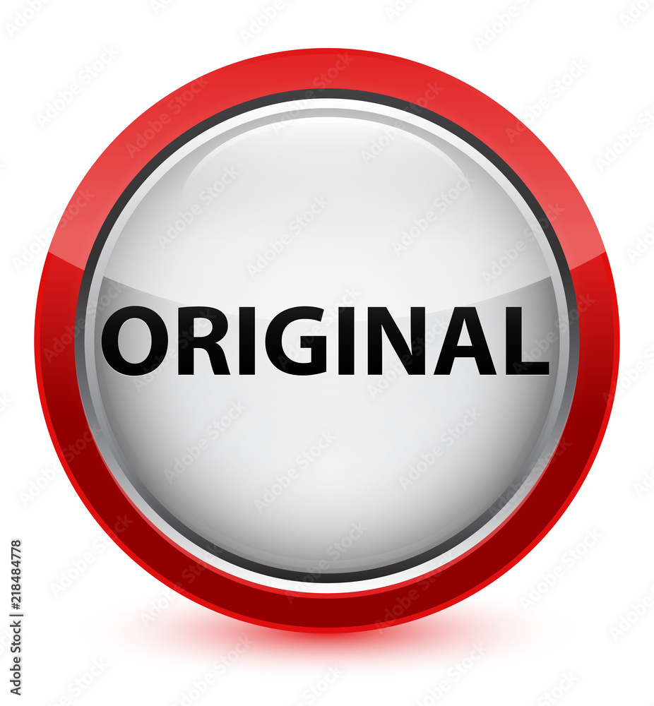 Original crystal red round button Original crystal red round button