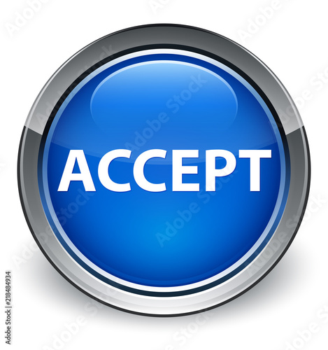 Free Download Accept optimum blue round button - GFXLoad