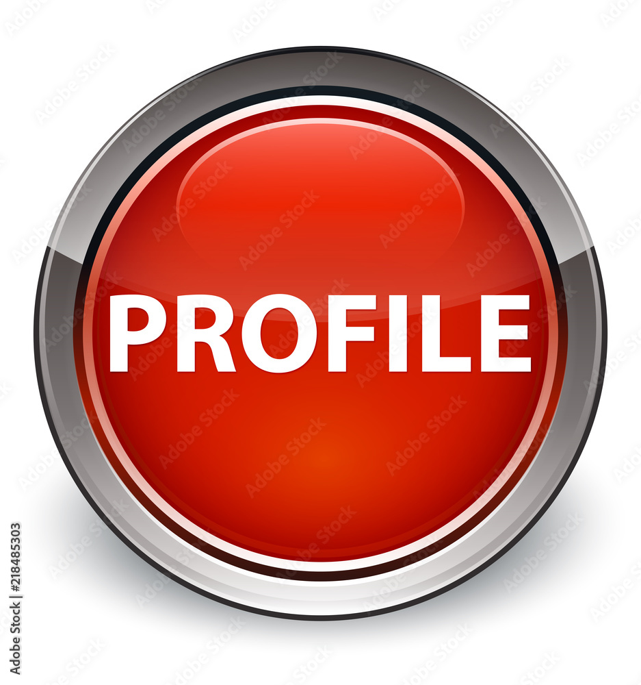 Profile optimum red round button Profile optimum red round button