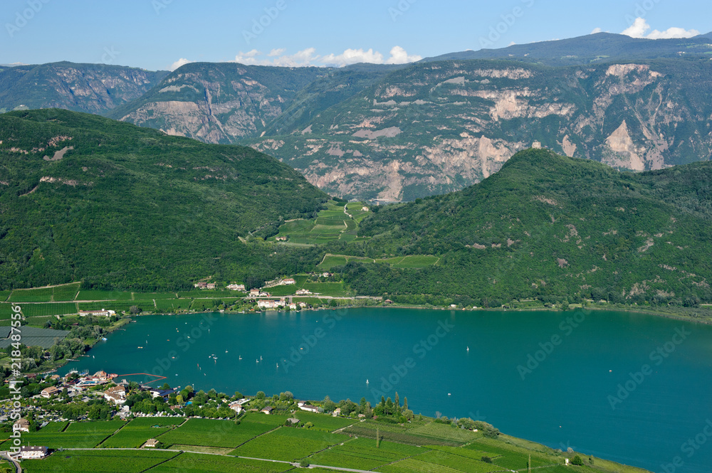 Kalterer See in Südtirol