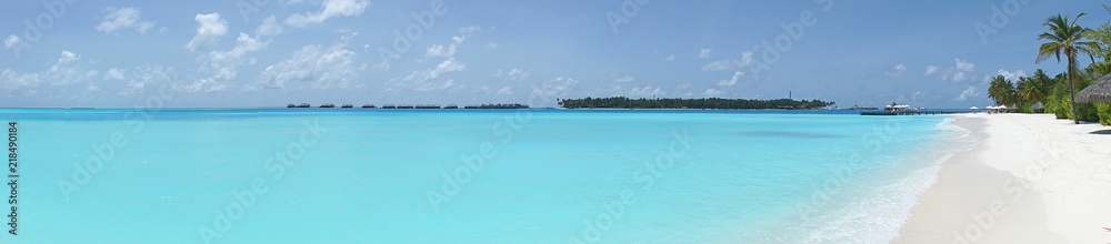 A beach on Rangali Island, Maldives 