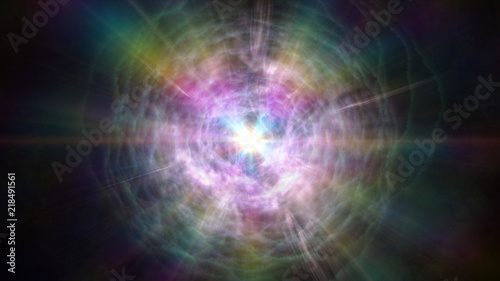 Fototapeta Naklejka Na Ścianę i Meble -  black hole nebula star