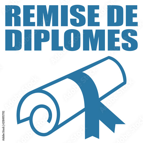 Logo remise de diplômes.