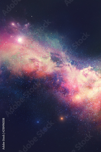 Nebula on a background of outer space