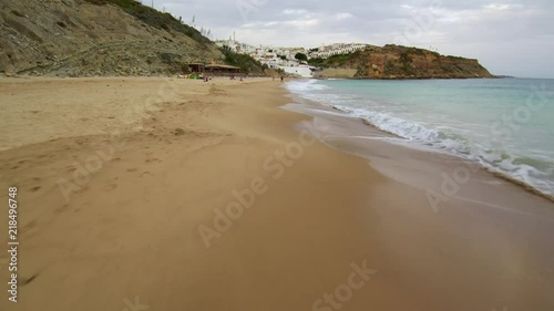 Aerial view by Drone in Burgau,Algarve. Portugal- 4k Video photo