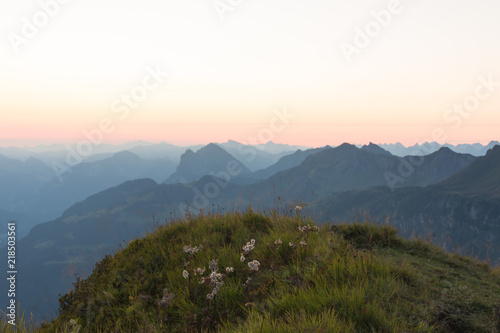 Austrian alps in Vorarlberg