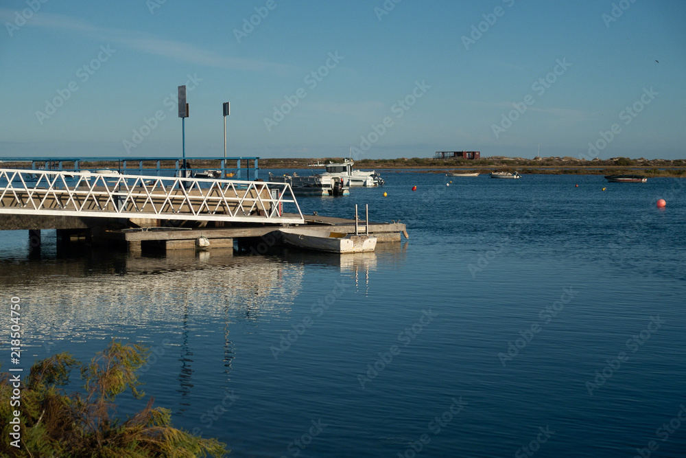 pontoon on the Ria Formosa