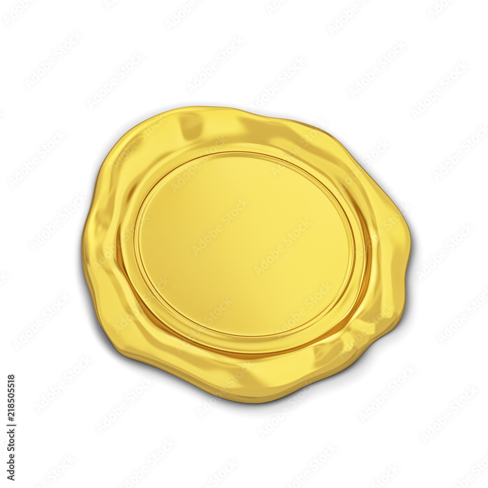 Blank wax seal Blank wax seal