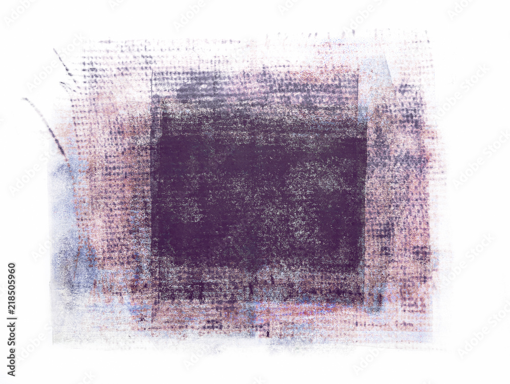 Grunge Fabric Texture Patch Isolated on White Background - obrazy, fototapety, plakaty 