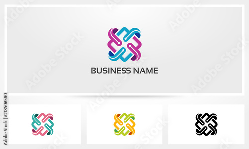 Square Center Node Logo