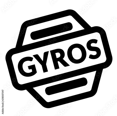 gyros black stamp