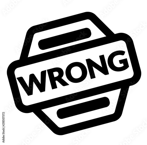 wrong black stamp