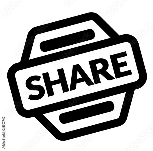 share black stamp