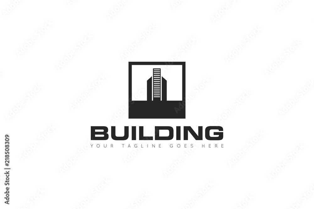 building logo and icon design Template building logo and icon design Template
