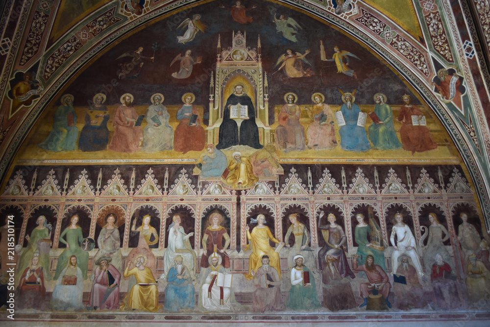 Trionfo di San Tommaso D'Aquino - Firenze - Santa Maria Novella