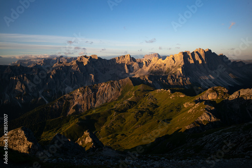 Panorama delle Dolomiti della val Badia