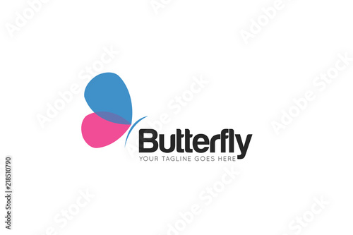 butterfly logo and icon Vector design Template. Vector Illustrator Eps.10