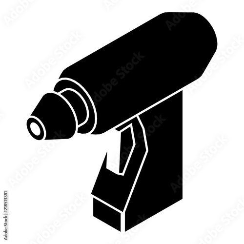 Manual welding torch icon. Simple illustration of manual welding torch vector icon for web photo