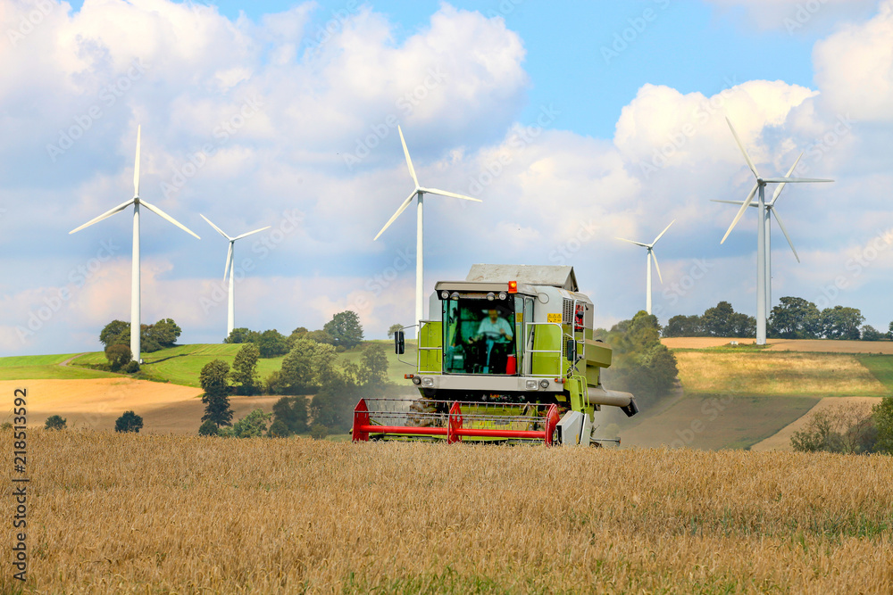 Obraz premium Getreideernte