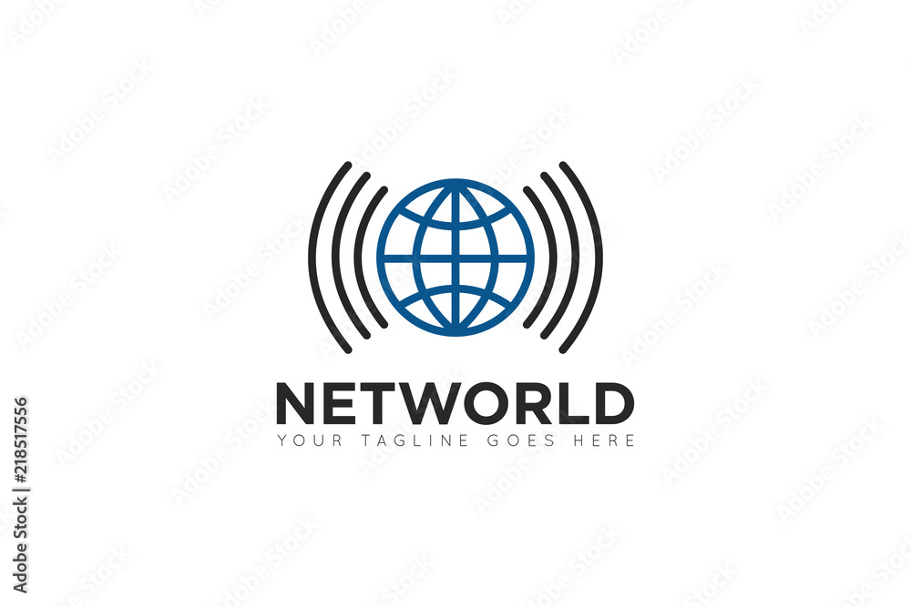 globe logo and icon Vector design Template