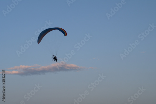 motorized paraglider,fly,fun,freedom,paragliding,air,view,cloud,sport,flying,blue,adventure,wind