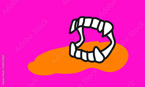 Halloween Plastic Dracula Teeth
