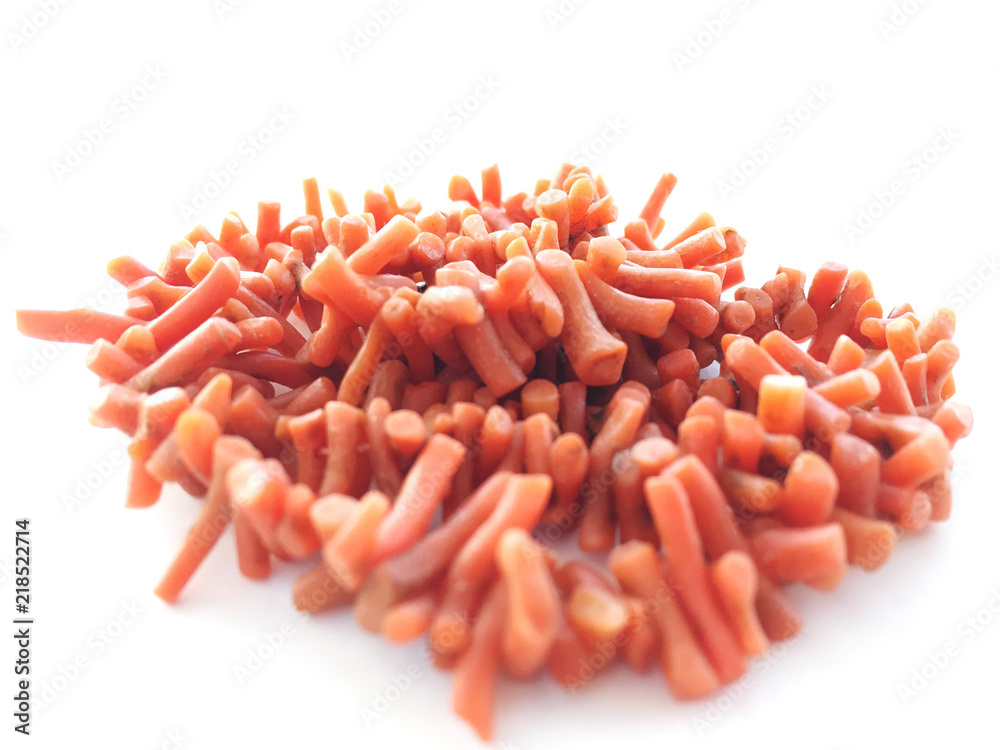 Necklace of orange corals Necklace of orange corals