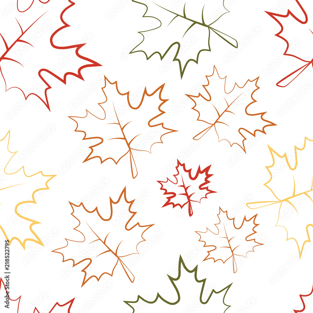 Pattern, Falling fall maple leaf.Autumn pattern Pattern, Falling fall maple leaf.Autumn pattern