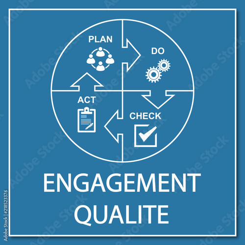 Logo engagement qualité.