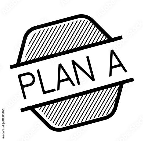 plan a black stamp