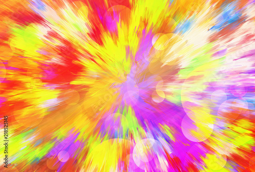 Abstract Bright Color Burst Backgrounds