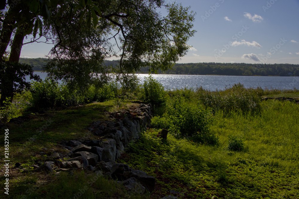 Landscape at lake Mälaren, Stockholm, Sweden Landscape at lake Mälaren, Stockholm, Sweden