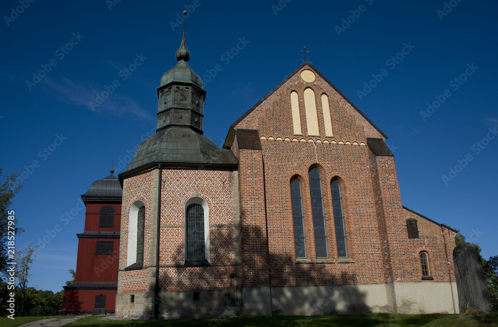 A church-park-museum named Sko kloster, located on the peninsula Sko, shoe, Stockholm Sweden
