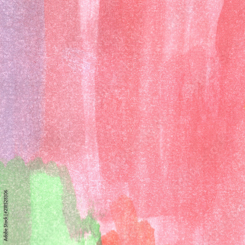 Abstract background, hand-painted texture, watercolor painting, splashes, drops of paint, paint smears. Design for backgrounds, wallpapers, covers and packaging.