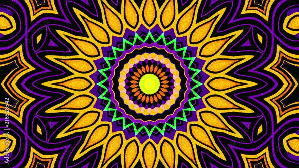 Seamless abstract colorful loop on black background Seamless abstract colorful loop on black background