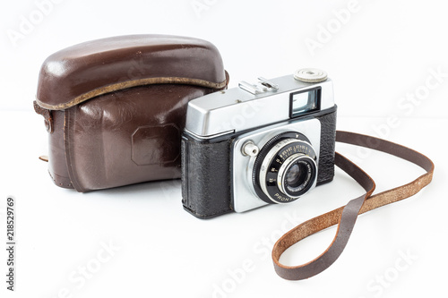 Old Camera with original case right view