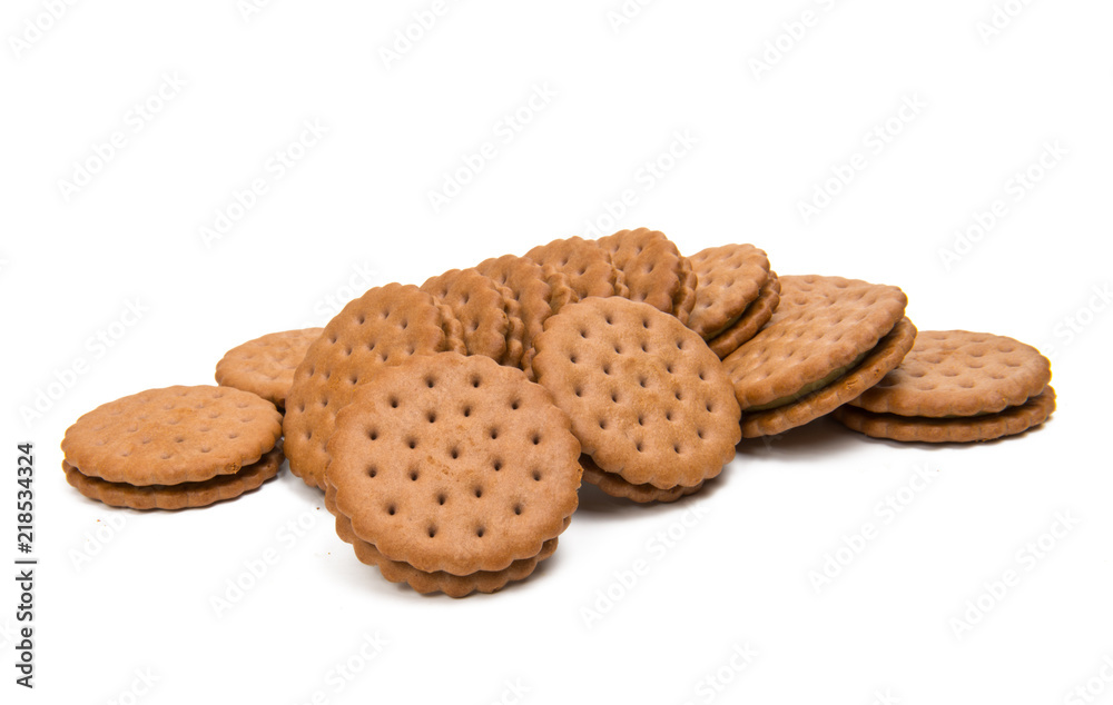 sandwich cookies isolated sandwich cookies isolated