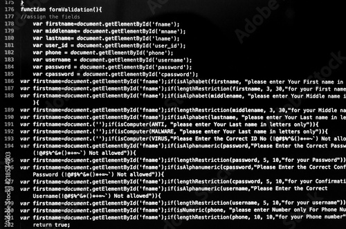 Desktop source code and Wallpaper by Computer language with coding and programming.