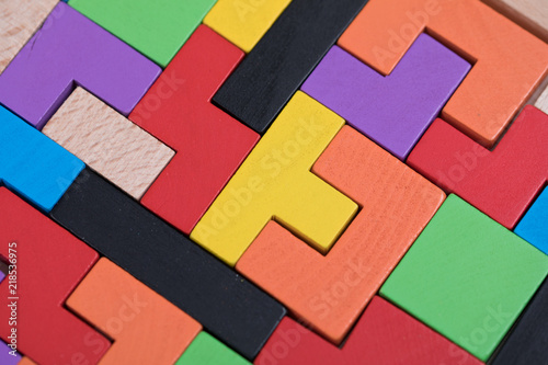 Obraz na płótnie logical cubes