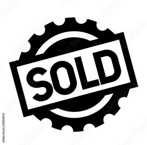 sold black stamp