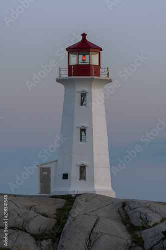Peggy s Point Lighthouse at Peggy s Cove in Nova Scotia