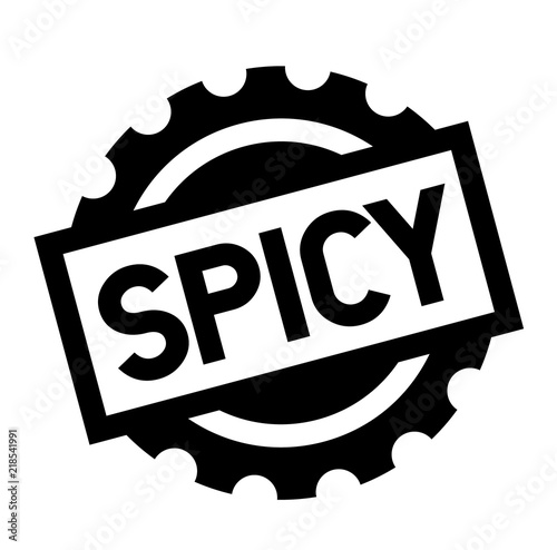 spicy black stamp