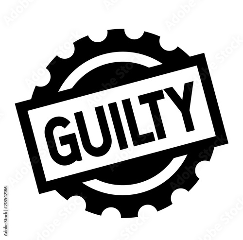 guilty black stamp photo