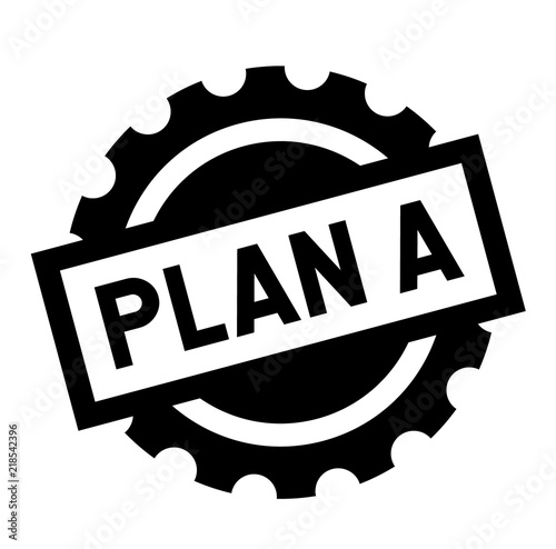 plan a black stamp