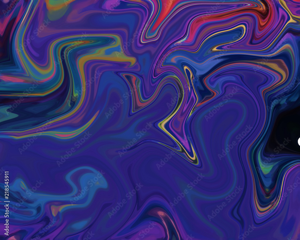 Watercolor marble art. Liquid paint swirls. Colorful texture background. Multicolored wallpaper graphic design. Pattern for creating artworks and prints.