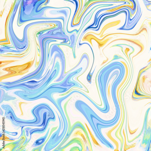 Watercolor marble art. Liquid paint swirls. Colorful texture background. Multicolored wallpaper graphic design. Pattern for creating artworks and prints.