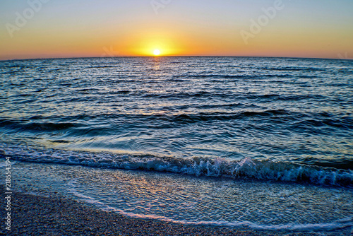 Sunrise at Sanibel Beach in Florida before Hurricane Ian