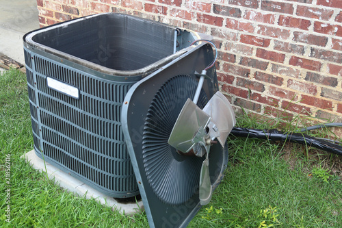 Air Conditioner Maintenance on condenser coil