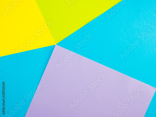 abstract colored yellow blue green paper background